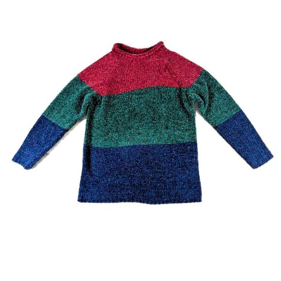 VINTAGE JASON MAXWELL COZY COMFY MOCKNECK SWEATER - Picture 1 of 3